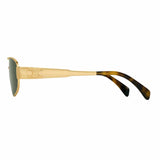 Metal Triomphe Aviator Gold Sunglasses