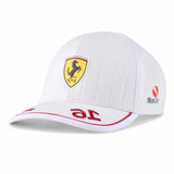 F1 2025 Charles Leclerc White Cap