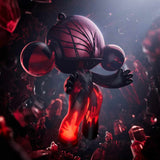 Mega Skullpanda 400% Red Crystal Figurine