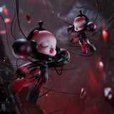 Mega Skullpanda 400% Red Crystal Figurine