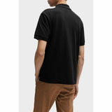 Mr. Feng's Embroidered Black Polo-Shirt