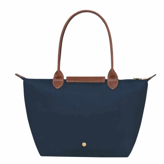 Le Pliage Navy Medium Shoulder Bag