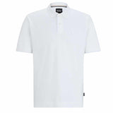 BB Embroidered White Polo-Shirt
