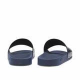 Ayreh Monogram Blue Slides