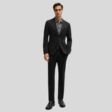 Monogram Print Black Shirt