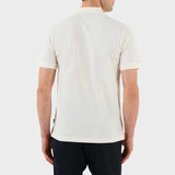 Mr. Feng's Embroidered White Polo-Shirt