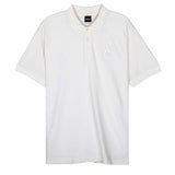 Mr. Feng's Embroidered White Polo-Shirt