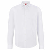 Collar Rivets White Shirt