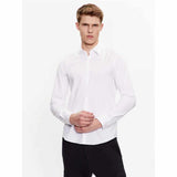 Collar Rivets White Shirt