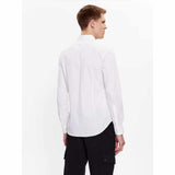 Collar Rivets White Shirt