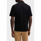 BB Embroidered Black Polo-Shirt