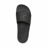 Logo Debossed Black Slides