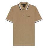 Paddy Plain Beige Polo-Shirt