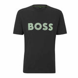 Mesh Logo Charcoal Black T-Shirt