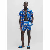 Logo Print Blue/Black Slides