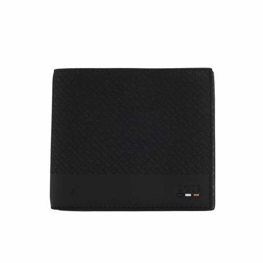 Monogram Plain Trim Black Wallet