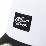 Signature Woven White Cap