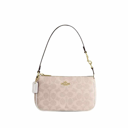 Nolita 19 Signature Canvas Chalk Shoulder Bag