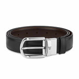 Horseshoe Leather 30mm Black Reversible Belt