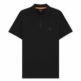 Passerzip Black Polo-Shirt