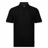 Vertical Stripes Black Polo-Shirt
