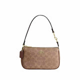 Nolita 19 Signature Canvas Brown Shoulder Bag