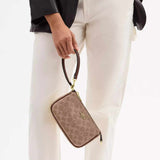 Nolita 19 Signature Canvas Brown Shoulder Bag