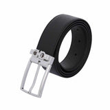 Gancini Buckle Black Reversible Belt
