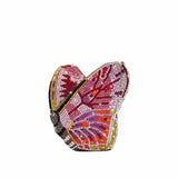 Paisley Crytal Butterfly Clutch Bag