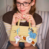 Satchel Cream Yellow Mini Bag