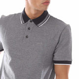 Oxford Pique Grey Polo-Shirt