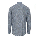 Roma Print Blue Shirt