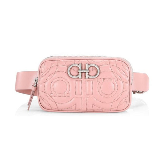 Quilted Gancini Belt Bag