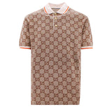 Interlocking GG Light Brown Polo-Shirt