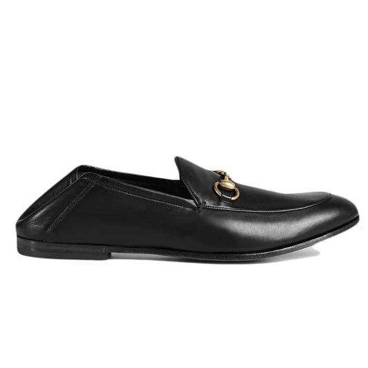 Horsebit Leather Black Loafers