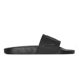 VLTN Embossed Black Slides