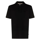 Mercerise Cotton Black Polo Shirt