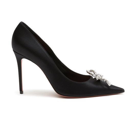 Rosie Crystal-Embellished Satin Pumps