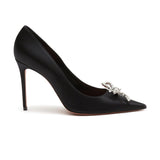 Rosie Crystal-Embellished Satin Pumps
