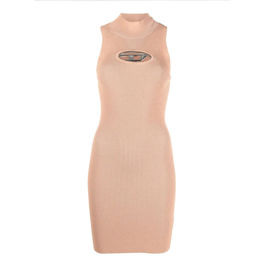 M-Onerva Logo-Plaque Biege Dress
