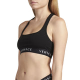 Logo Print Sports Bra