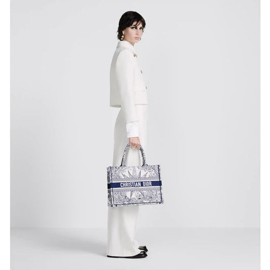 Book Blue Tote Bag