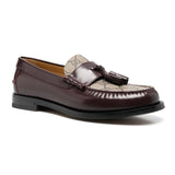 Tassel Detail GG Brown Loafers