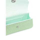 Bow Green Rhinestone Mini Bag