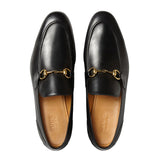 Jordaan Horsebit Leather Black Loafers