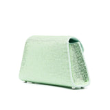 Bow Green Rhinestone Mini Bag