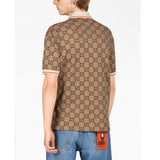 Interlocking GG Light Brown Polo-Shirt