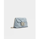 Bouquet Drape Blue Shoulder Bag