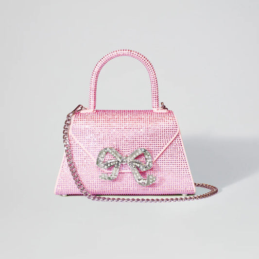 Hotfix Full Diamante Pink Mini Bag