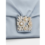 Bouquet Drape Blue Shoulder Bag
